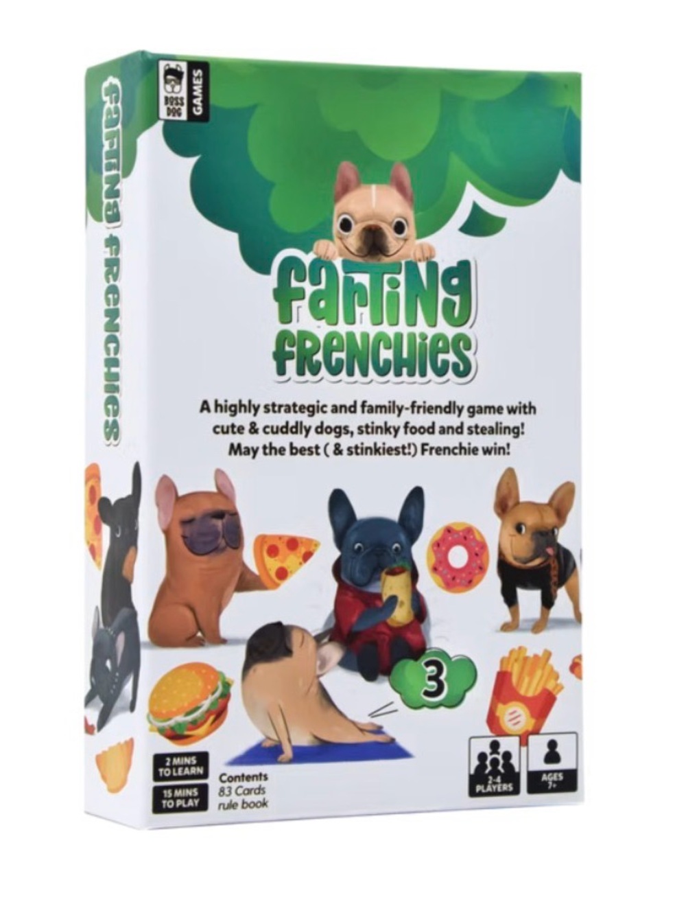 Farting Frenchies Family Card Game